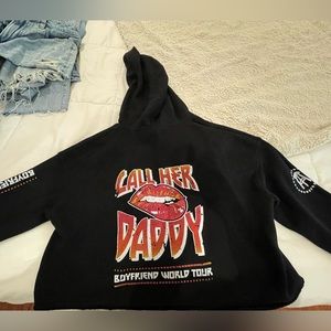 Original Call her Daddy cropped hoodie